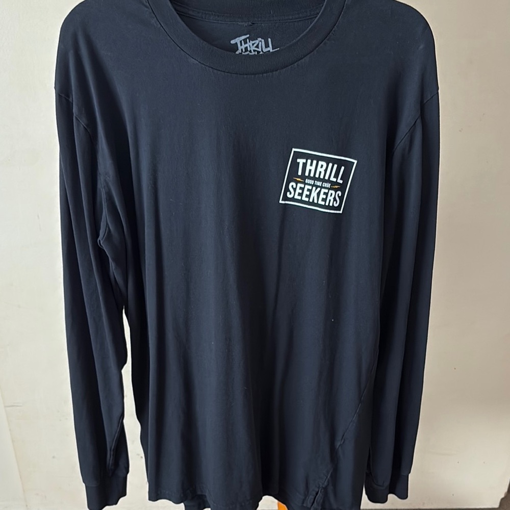 Thrill Seekers Black Long Sleeve Shirt
